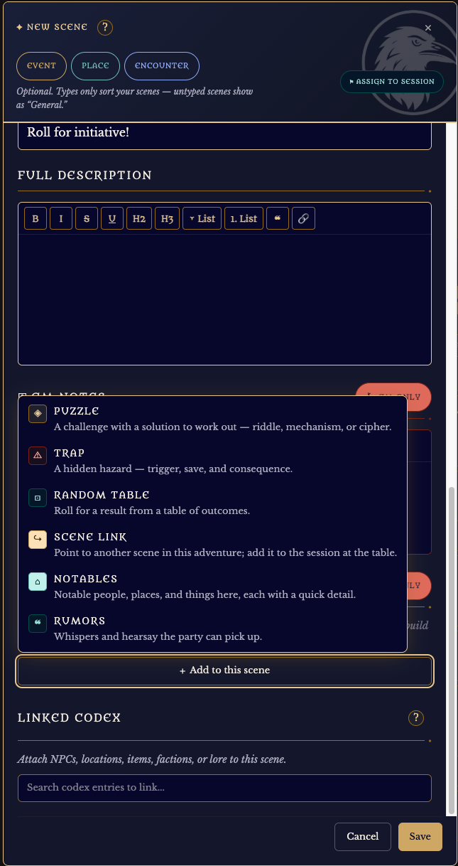 addblocktoscene